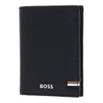 �tui pour carte de cr�dit - hugo boss - iconic card case - cuir de vache - noir - rfid