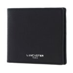 �tui pour carte de cr�dit - lancaster - delphino lucas - cuir de vache - noir - 8 compartiments