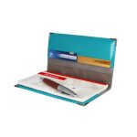 Etui chquier couleur motif bleu canard color pop - france