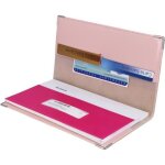 Etui chéquier couleur motif old rose color pop - france Etui chéquier couleur motif old rose color pop - france