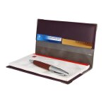 Etui chéquier couleur motif prune color pop - france Etui chéquier couleur motif prune color pop - france
