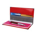 Etui chquier couleur motif rouge color pop - france