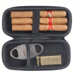 Etui à cigarvoyage portablehydratant à cigaresboîte extérieure légèrecoupe - cigare non inclus Etui à cigarvoyage portablehydratant à cigaresboîte extérieure légèrecoupe - cigare non inclus