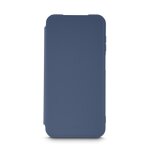 �tui � clapet - hama - samsung galaxy a17 - bleu - caoutchouc finition soyeuse - protection compl�te