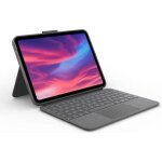 Etui clavier - logitech - combo touch - azerty - pour ipad (10e g�n�ration) - gris