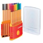 Stylo - feutre - colorparade - point 88 - 20 pi�ces - pointe fine 04 mm - 30 couleurs assorties