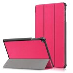 Etui coque pour samsung galaxy tab s9 fe plus - s9 fe + 124 pouces rotative smartcover rose - housse ...