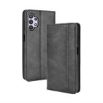 Etui housse cuir  clapet pour samsung galaxy a32 5g - nobrand - noir - multifonctionnel