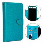 Etui housse folio - turquoise - samsung galaxy note 10 lite - �co - cuir - portefeuille - clapet magn�tique ...