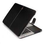 �tui housse macbook air 13 pouce coque mod�le a1932 (neuf 2018 version) luxe r�tro antichoc pu cuir - ...