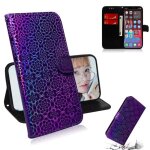 Etui housse nokia c32 violet en pu cuir avec protection antichoc support deux emplacements pour cartes ...