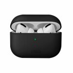 tui hybride silicone - uniq - lino airpods pro - noir - taille unique - protection couteurs