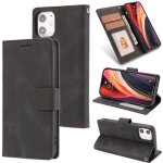 tui iphone 12 mini portefeuille  rabat porte - cartes en cuir housse protection simple ultra - fin ...