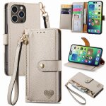 Etui iphone 14 pro max 6. 7 housse en cuir pu etui [fentes pour cartes] [rfid blocage] [poche zipp�e] ...