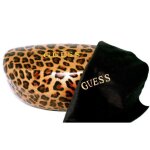 Etui � lunettes rigide original guess l�opard grand format