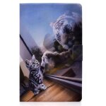 tui motif peint tablette portefeuille protection housse pour samsung galaxy tab a8 10. 5 (2021) sm - ...