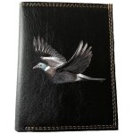 Etui petit portefeuille homme porte monnaie cartes papiers noir palombe