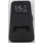 tui portefeuille - samsung - galaxy j6 2018 plus - noir - souple - silicone