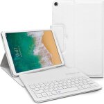tui de protection blanc avec clavier bluetooth azerty franais pour apple ipad 9. 7 pouces