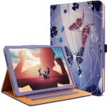 tui de protection karylax pour tablette logicom tab 134 - co - cuir - support 3 modes