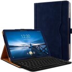 �tui de protection - lenovo - tab m10 hd - bleu fonc� - clavier azerty bluetooth - 101 pouces