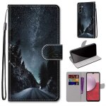 Etui pour samsung galaxy a14 5g portefeuille fentes de cartes housse antichoc tpu pu cuir de protection ...