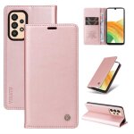 Etui pour samsung galaxy a23 - 23 5g 6. 6 - portefeuille or rose rabat clapet aimant� rangement cartes ...