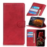 Etui pour samsung galaxy a32 5g 6. 5rouge portefeuille mobile de style fente multi - cartes premium housse ...