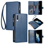 Etui samsung galaxy a70 - a70s 6. 7 antichoc housse cuir pu portefeuille etui avec [fentes pour cartes][poche ...
