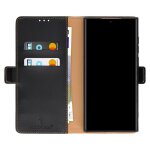 �tui samsung galaxy s22 ultra cuir porte - carte forcell smart pro leather - noir