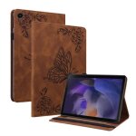 tui pour samsung galaxy tab a9 plus 11 coque avec fente carte housse tablettepapillon marron et fleur ...
