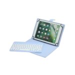 Etui tablette + clavier bluetooth - wepop - universel 9 - 11 - compatible android / ios / windows - bleu ...
