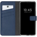 Étui de téléphone portefeuille en cuir véritable iphone 13 bleu selencia Étui de téléphone portefeuille en cuir véritable iphone 13 bleu selencia