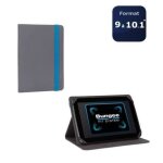 tui universel pour tablette - targus - modle 9 - 10 - gris - support intgr - systme  lastique