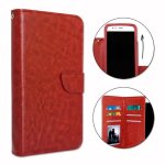 Etui pour smartphone - xiaomi - redmi note 10 pro india - �co - cuir - marron - portefeuille avec porte ...
