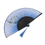ventail pliant - tbest - design lgant - couleur blanche - accessoire de danse - dcoration intrieure ...