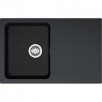 �vier de cuisine � encastrer tectonite� carbone - franke - orion - oid 611 - 78 - noir - verre - a encastrer ...