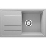 Evier cuisine en granit gris 70 x 44 cm �vier 1 bac + kit de vidage �vier au meuble 45cm - copenhague ...
