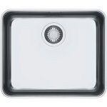 �vier de cuisine de surface - franke - anx 110 - 48 - acier inoxydable - 1 bac - carr�