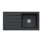 Evier 1 bac villeroy et boch architectura 60 pure black avec vidage automatique Evier 1 bac villeroy et boch architectura 60 pure black avec vidage automatique