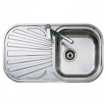 Evier - teka - 1 cuve - gris - avec gouttoir - lectromnager de qualit