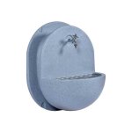 Evier extérieur en polyéthylène avec porte tuyau darrosage intégré mars sans équipement Evier extérieur en polyéthylène avec porte tuyau darrosage intégré mars sans équipement