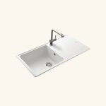 �vier granit blanc schock element 1 grand bac 1 �gouttoir