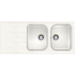 �vier granit blanc schock viola 2 bacs 1 �gouttoir