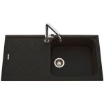 vier granit noir luisina arpege 1 grand bac 1 gouttoir