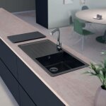 �vier granit noir luisina nouba 1 grand bac 1 �gouttoir