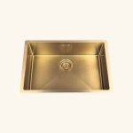 �vier sous - plan inox pvd dor� luisina legato 1 bac 660x440 - grille et cache bonde dor� inclus