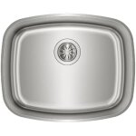 vier sous plan de travail - teka - be 50. 40 max - 1 vasque - acier inoxydable - 60 cm