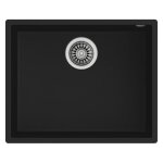 vier - teka - square 50x40 - tegranite - noir - sous plan