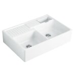 Evier - villeroy & boch - tradition - 2 bacs - c�ramique - vidage automatique - 895x63 cm